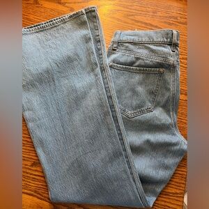 Express Light Blue Flare & Wide Leg Jeans